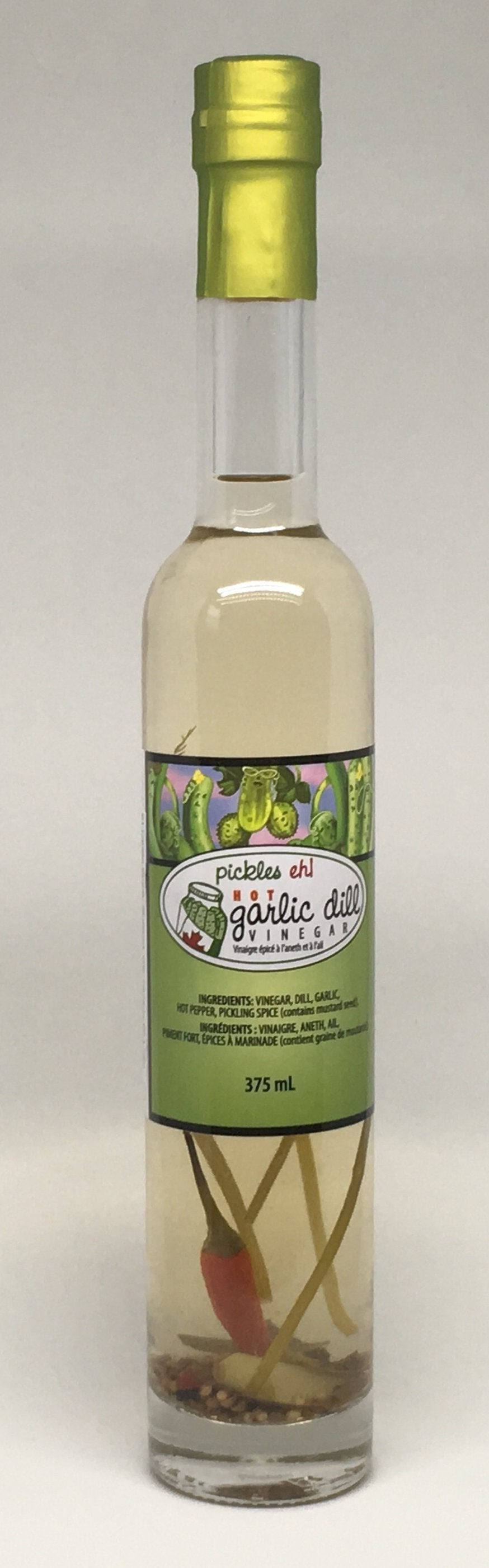 Hot Garlic Dill Vinegar